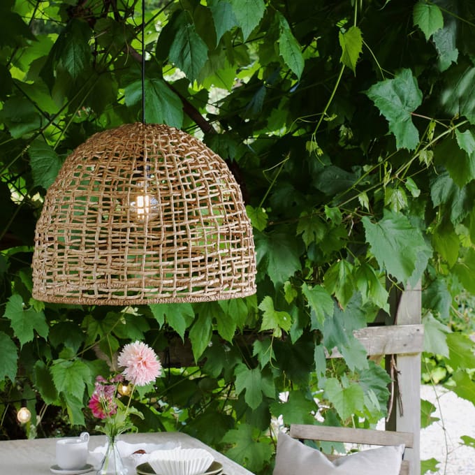 PR Home buiten hanglamp Cebu, Ø 46 cm, kabel 2,5m, IP44