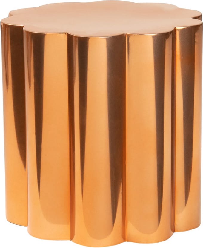 Bloempot - plantenbak - Florero - metaal - glanzende finish - 20 cm