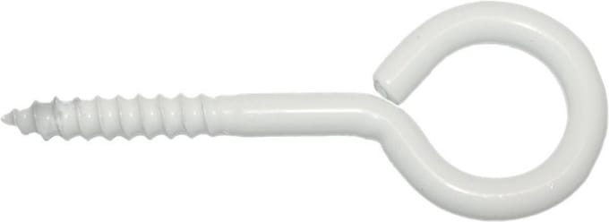 schroefoog wit 5 stuks 20x10mm