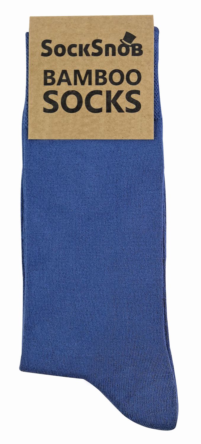 Set van 4 zachte, ademende bamboe sokken voor dames - Denim