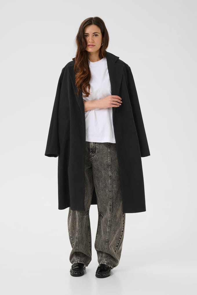 Kaffe KAsaturn Jacket Dames Jas - Black Deep