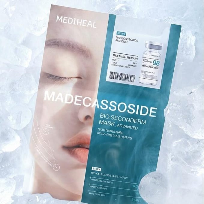 [MEDIHEAL] MADECASSOSIDE Bio Seconderm Mask 10EA beige