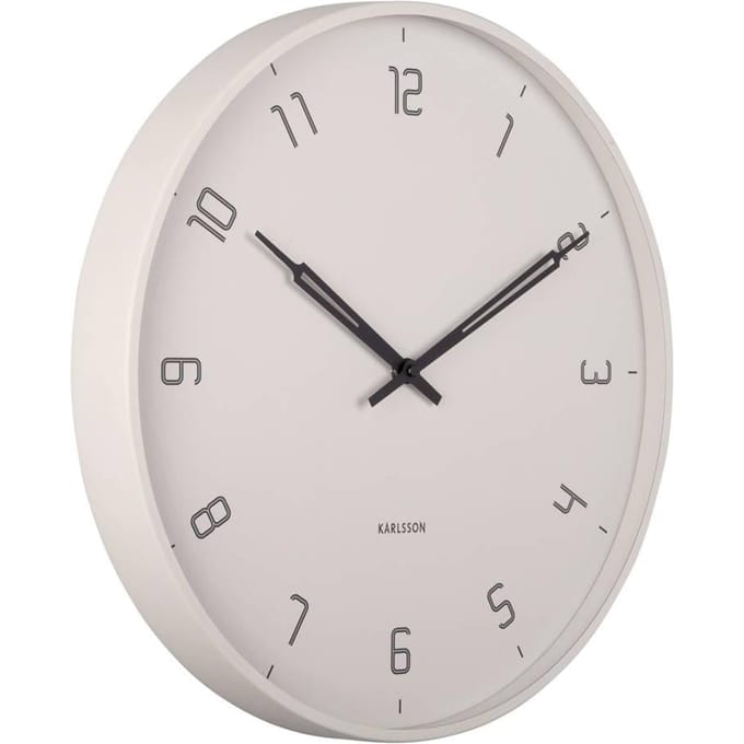 Karlsson Wandklok Stark - Grijs - Ø40cm - Wandklok Modern