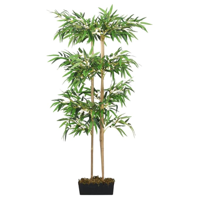 vidaXL - Kunstplant - bamboe - 988 - bladeren - 150 - cm - groen