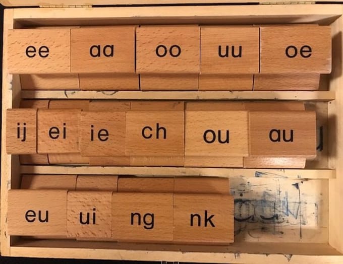 Letterstempels tweetekenklanken dicht 1875002