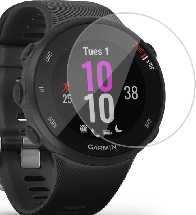 Geschikt voor Garmin Forerunner 45 / 45s / 55 / Vivoactive 3 Screenprotector - Beschermglas Folie Geschikt voor Garmin Forerunner 45 / 45s / 55 / Vivoactive 3