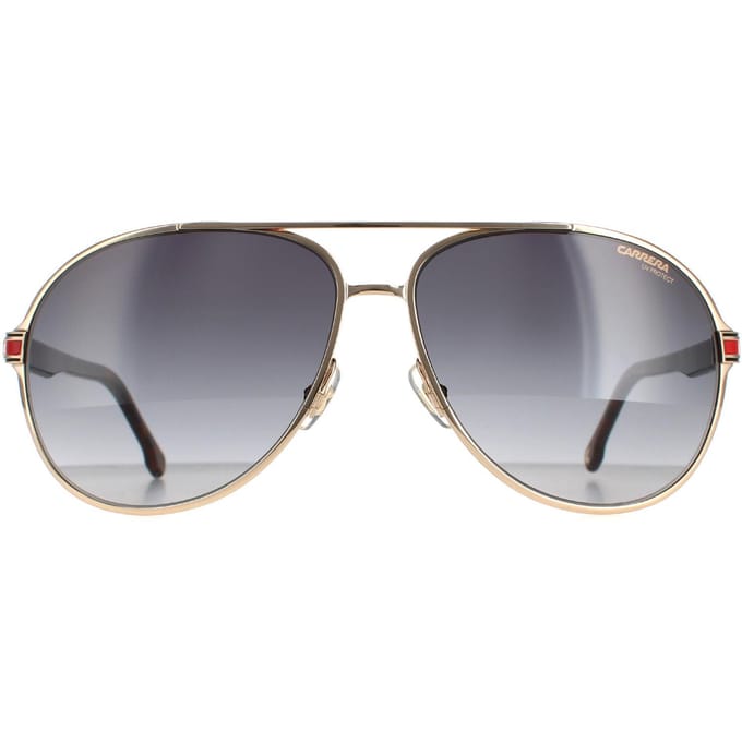 Carrera Aviator unisex goud Havana donkergrijze gradiënt 1051/s