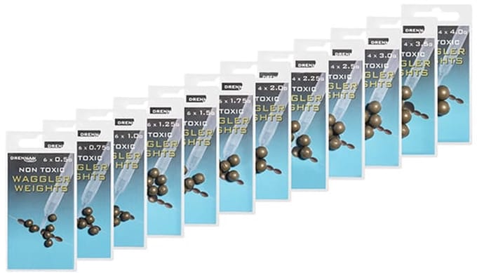 Drennan Non Toxic Waggler Weight - Maat : 1.50g (6pcs)
