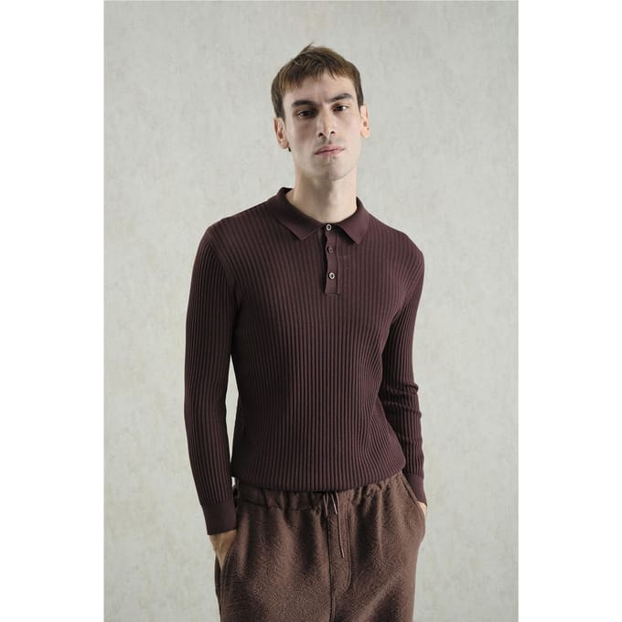 Slim Fit Poloshirt met Kraag