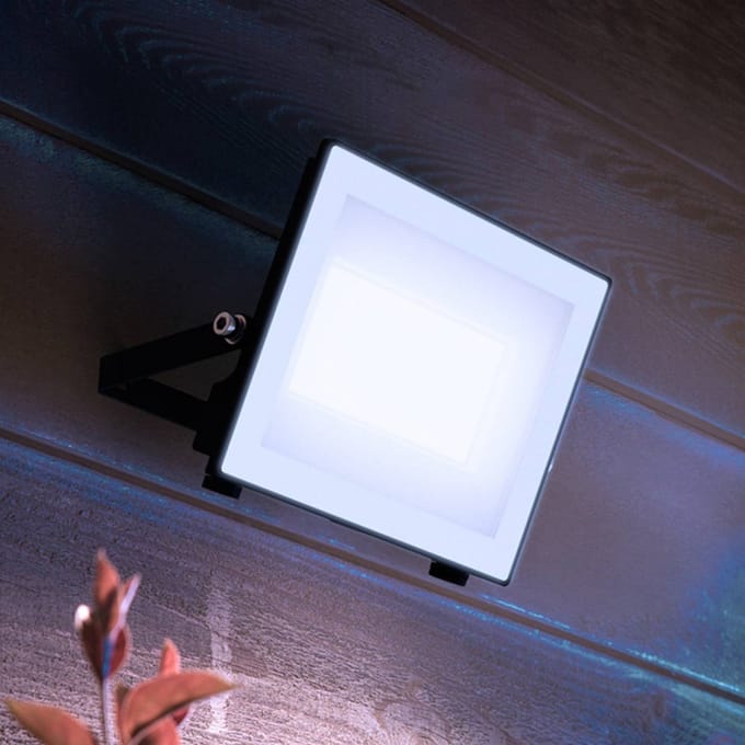 Philips Lois floodlight - UltraEfficient LED - Zwart - 24W - Koel wit licht; 5000K - Verstraler