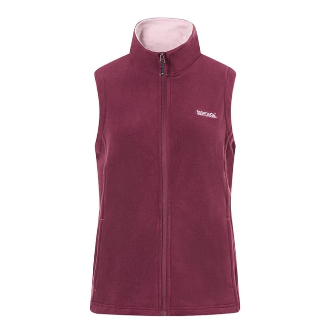 Mouwloze fleece voor dames Regatta Sweetness B/W