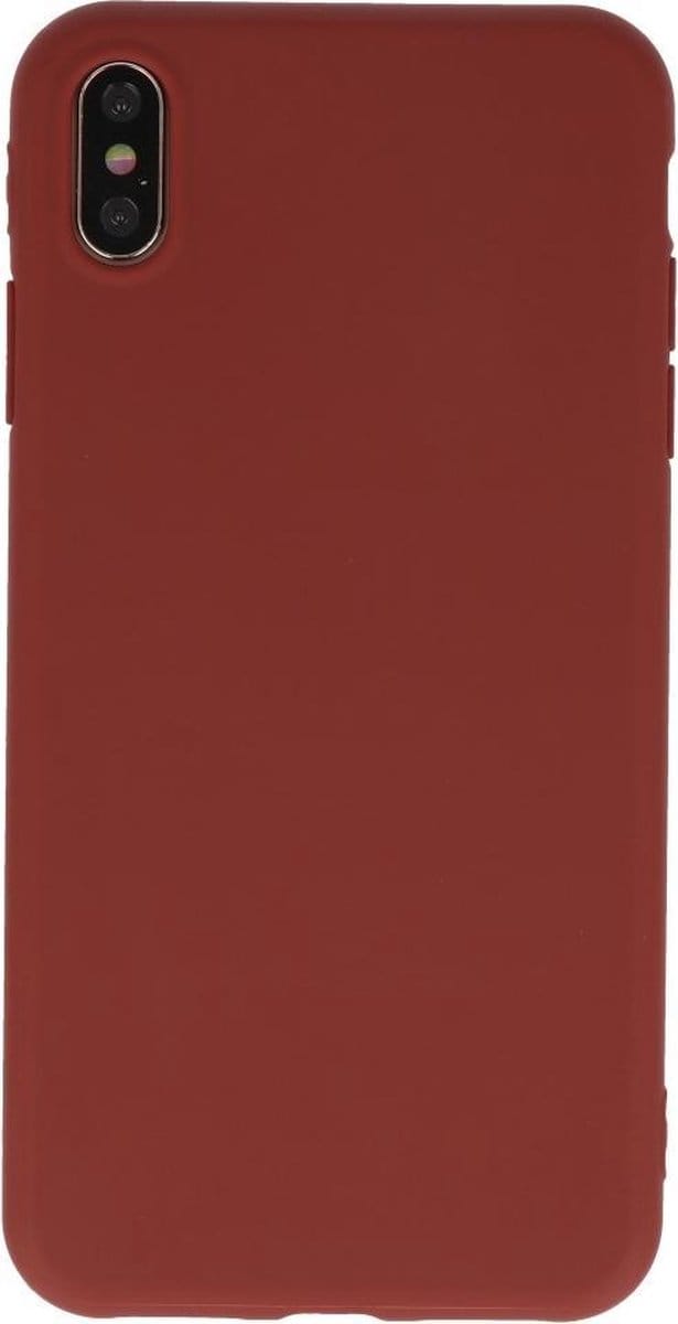 Bestcases Telefoonhoesje Backcover iPhone XS / iPhone X - Bruin