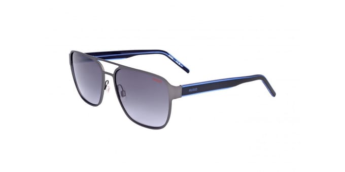 Hugo HG 1298/S Black blue 57/16/145 MAN Zonnebrillen