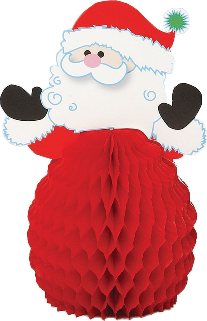 UNIQUE - Kerstman kerstversiering voor op tafel