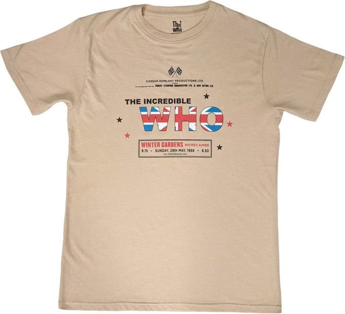 The Who - The Incredible Heren T-shirt - M - Bruin