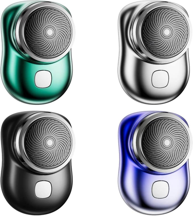 Mini-scheerapparaat - Elektrisch apparaat - Draadloos scheren - Oplaadbaar via USB - Compact formaat - Zwart