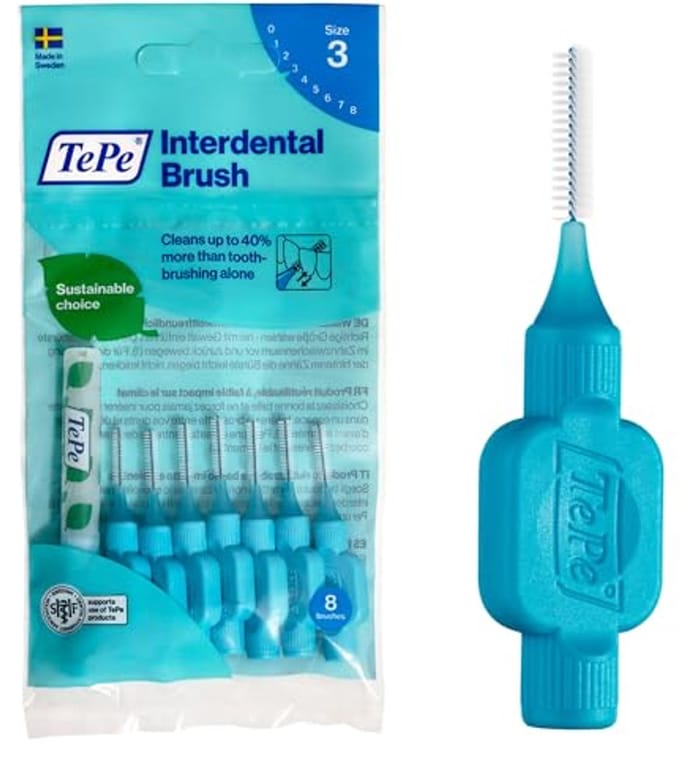 Interdental Borstel 0.6mm - Efficiënte Plaque Verwijdering Tussen Tanden en Molaren - 8 Stuks