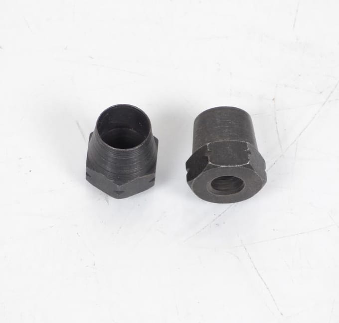 paar spiegelmoeren diameter 8mm steek 125 voor motor scooter nieuw