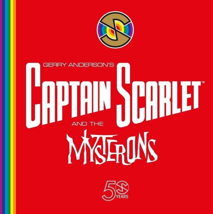 Captain Scarlet Figuren op Kaart (3 stuks)