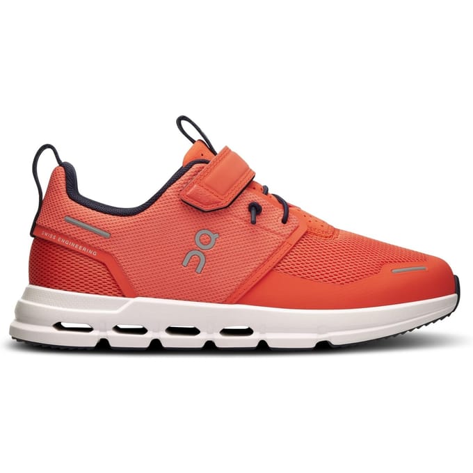 On Cloud Play 1 K Flame | White Maat: 30 | Schoenen Outlet | kids | Oranje
