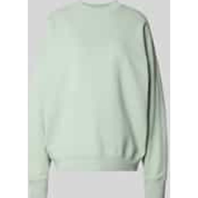 oversized sweatshirt met gestikt logo