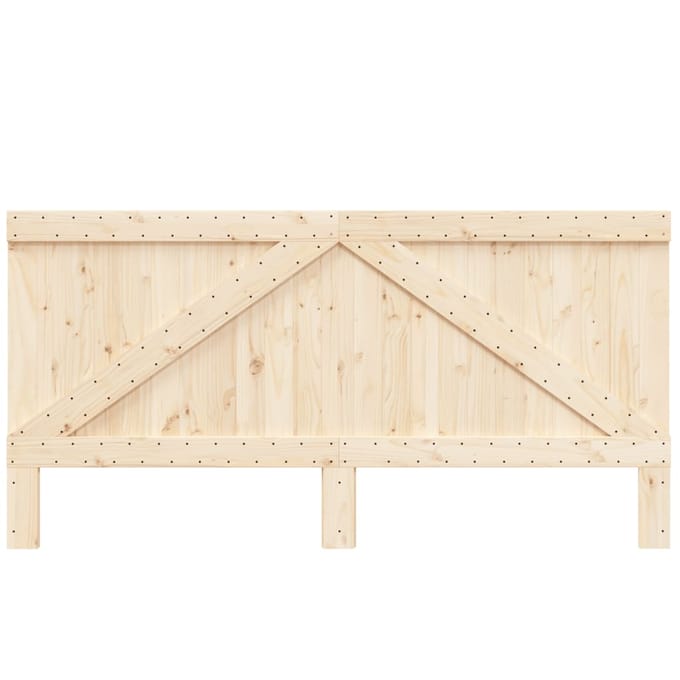 vidaXL Hoofdbord 200x104 cm massief grenenhout