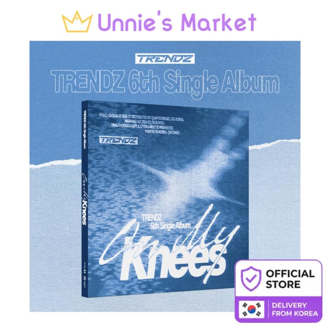 TRENDZ 6e Single Album [On My Knees] + Gratis Cadeau 1EA blue