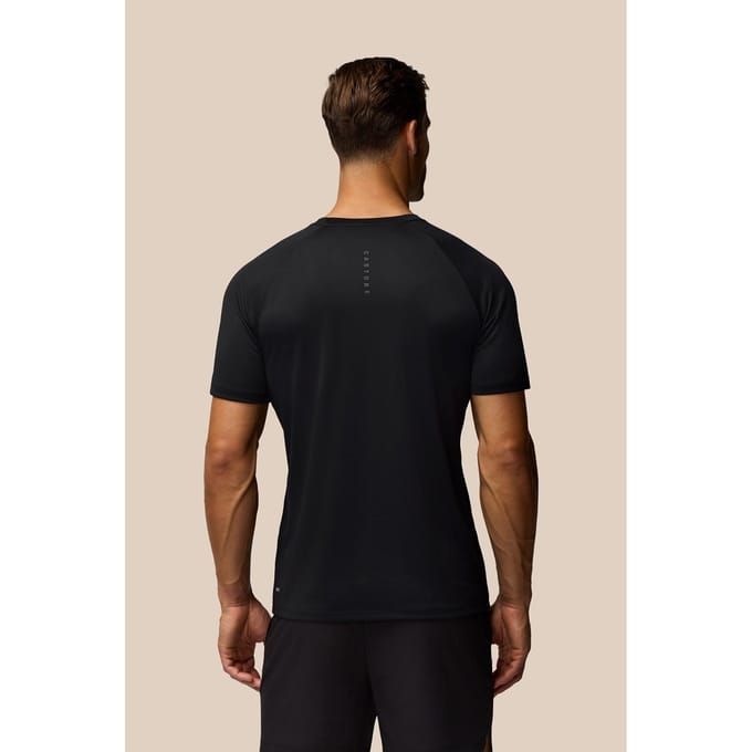 Castore Adapt Trainings T-Shirt Polyester Heren Zwart Activewear T-Shirts