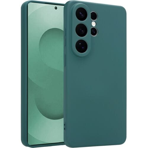 ShieldCase Siliconen Hoesje - Geschikt voor Samsung Galaxy S26 Ultra - Backcover - Donkergroen