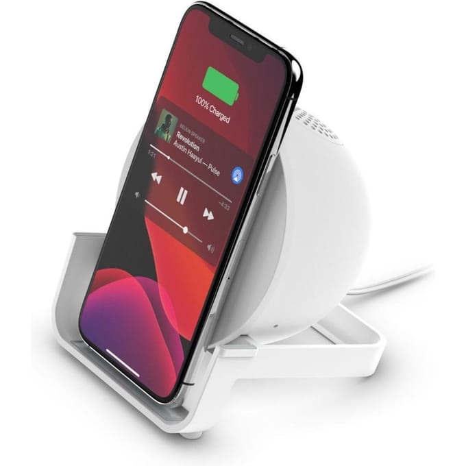 Belkin BOOST CHARGE - Luidspreker - Wireless charger - Draadloze oplader - 10W - Wit