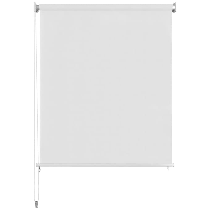 vidaXL - Rolgordijn - voor - buiten - 245(B)x140(H) - cm - wit