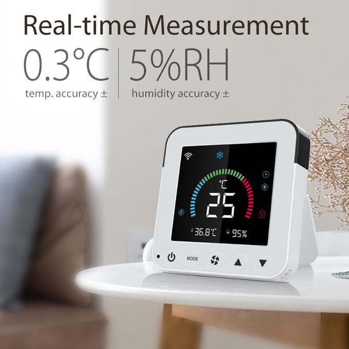 Tuya WiFi Intelligent température humidité contrôleur infrarouge USB alimentations maison salon multicolore