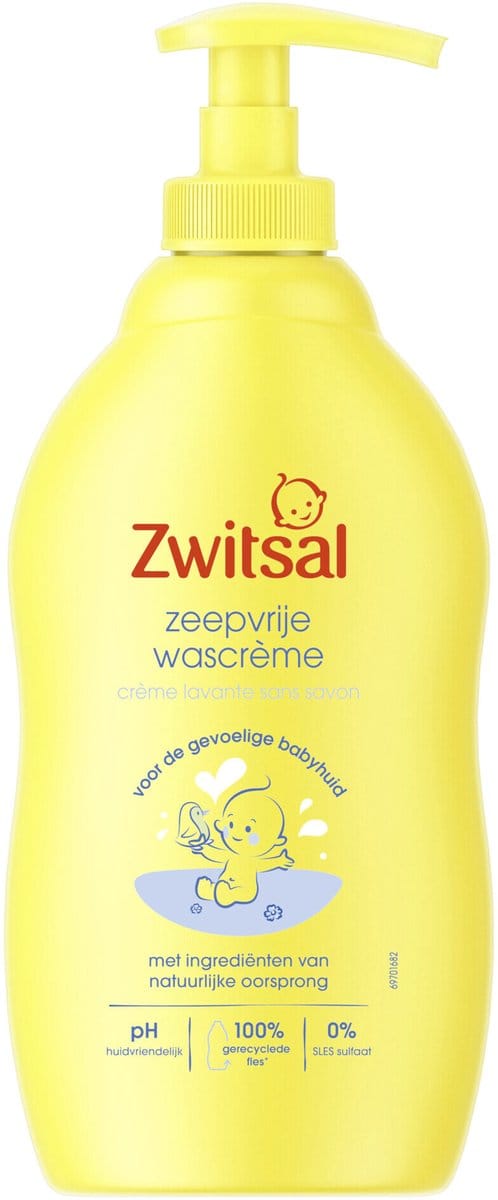 Zwitsal - Zeepvrije Wascreme - 400 ML