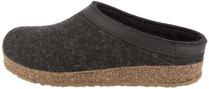 Haflinger Grizzly Torben - Pantoffels Dames - Pantoffels Heren  - Graphit - Maat 49