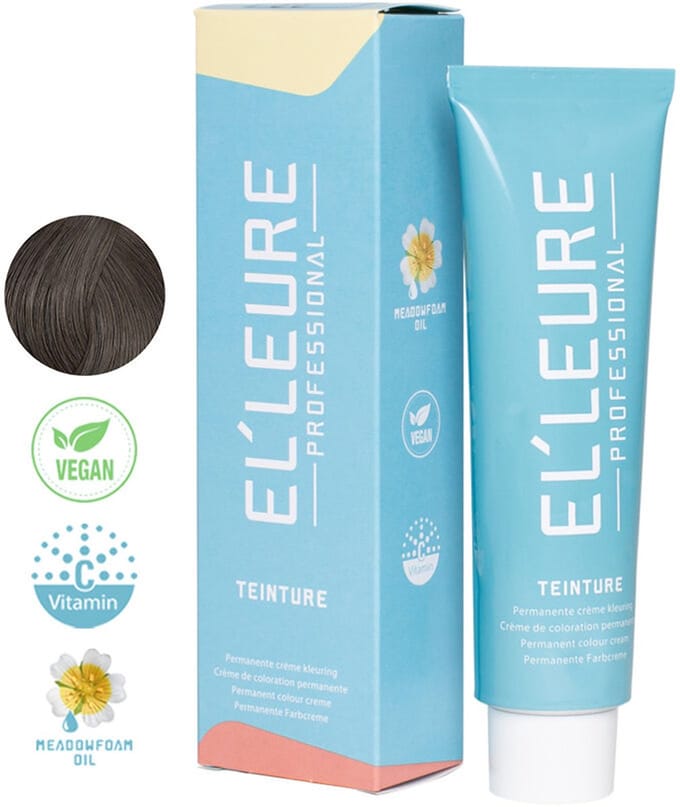Elleure Haarverf - Teinture 4.3 midden goudbruin - 100 ml