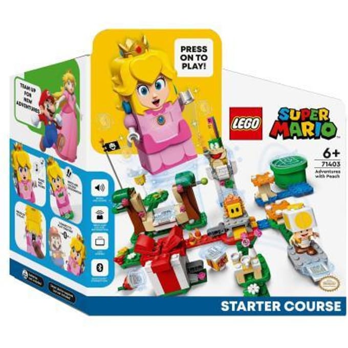 LEGO 71403 Super Mario Avonturen met Peach startset, Speelgoed voor Kinderen van 6+ Jaar