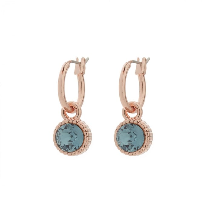 BIBA 8923 Oorhangers rosé Indian Sapphire