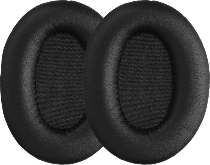 kwmobile 2x oorkussens geschikt voor Mpow 059 / H5 / H1 / H7 / H20 - Earpads voor koptelefoon in zwart