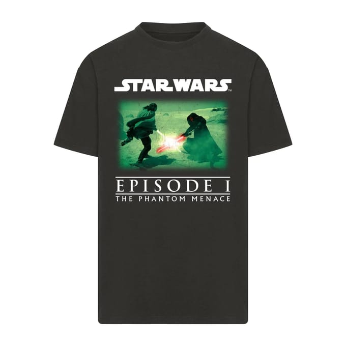 T-shirt Merchcode Star Wars Quaigon vs Darth Maul