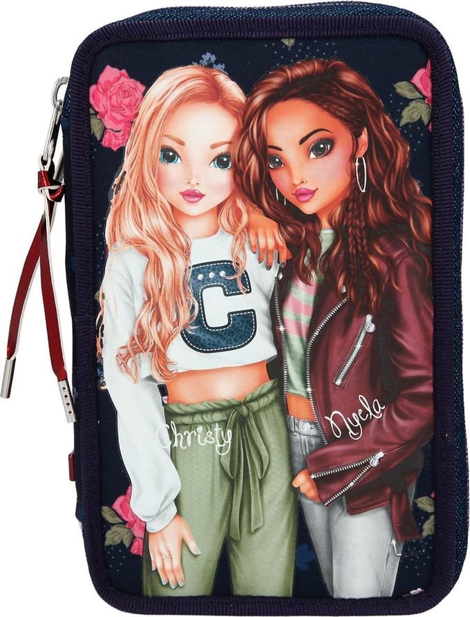 TOPModel 3-vaks etui WINTERY BLOSSOM