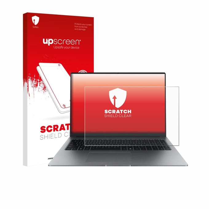 upscreen - Screenprotector voor Honor MagicBook X16 Plus 2025 - Folie Beschermfolie transparant