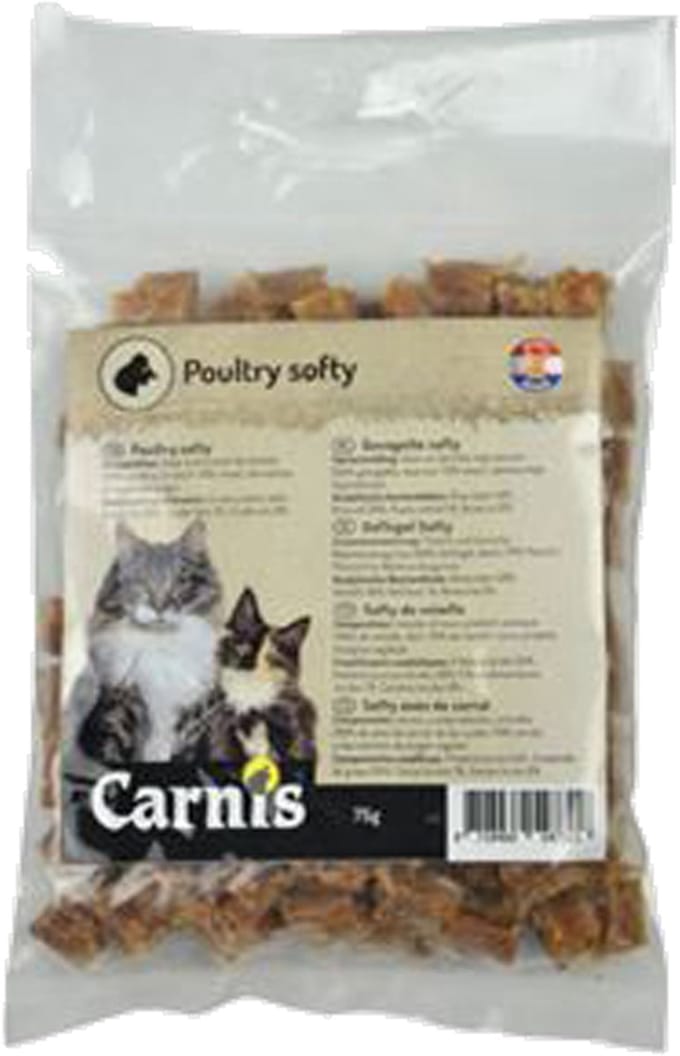 CARNIS GEVOGELTE SOFTY 75GR(KATTENSNACK)