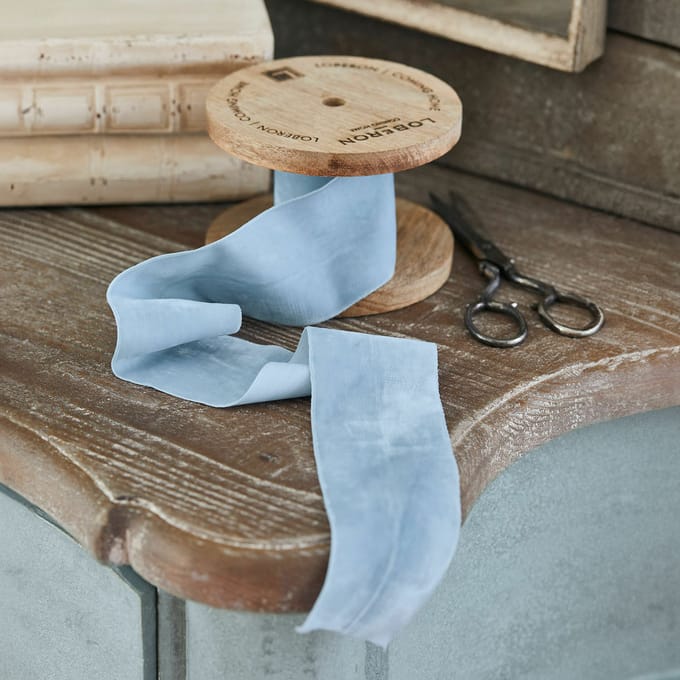 LOBERON Fluwelen lint Phaedra blauw