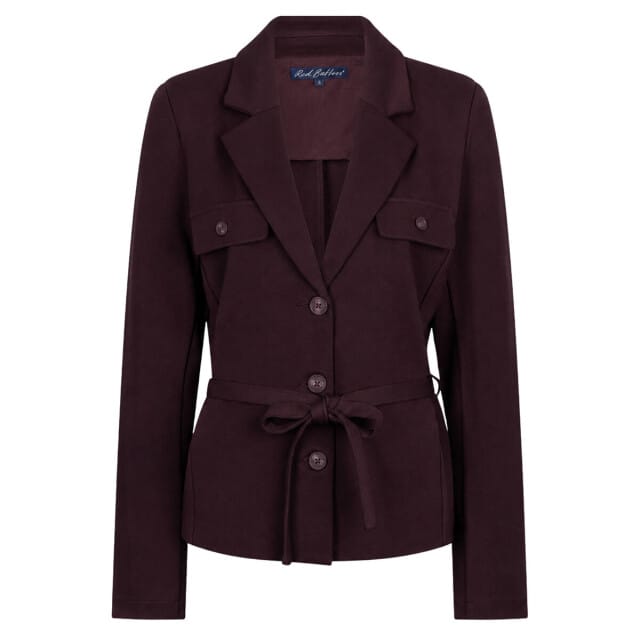 Red Button blazer SRB5007 blazer&belt punta - Burgundy