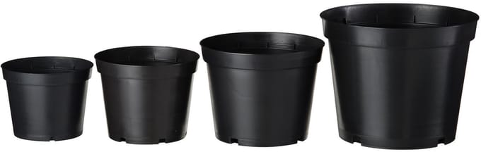 Nature Container Zwart - Kweekbenodigdheden - Ø19x15 cm