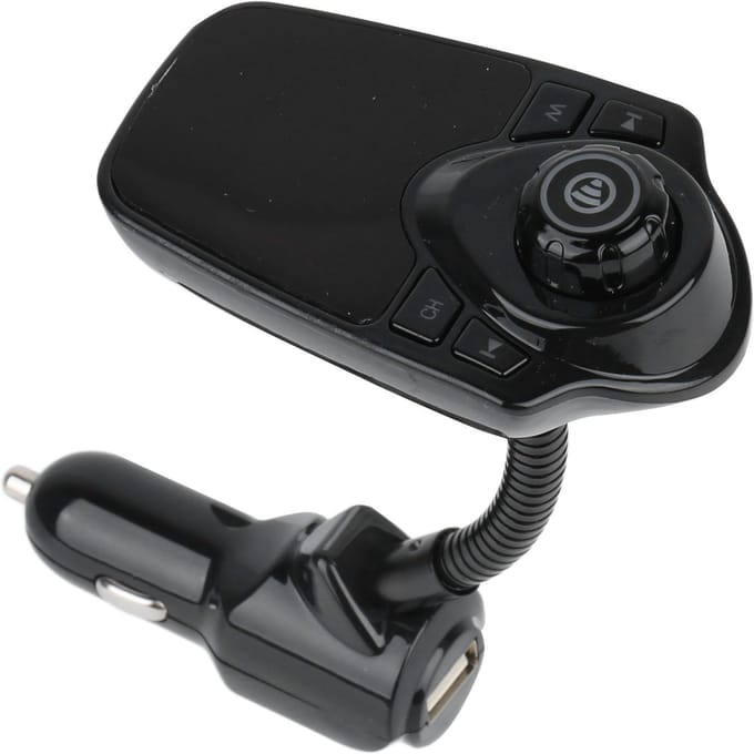 Lecteur MP3 de Voiture 4 en 1 Écran LCD Numérique Couleur Adaptateur Transmetteur Bluetooth pour Voiture pour Android black