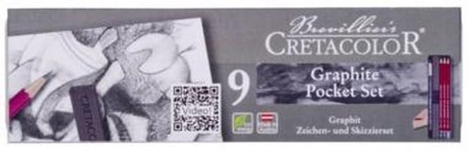 Cretacolor Grafiet Pocketset 9-delig