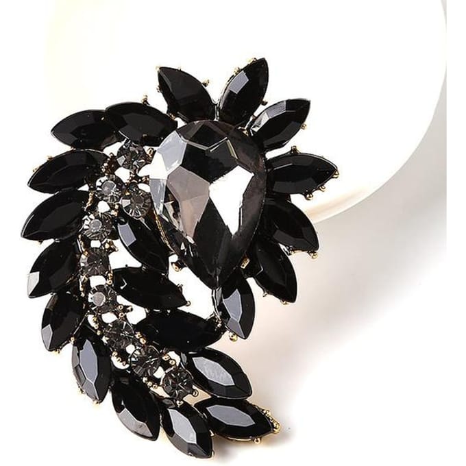High-End Exquise Mode Creatieve Persoonlijkheid Strass Glas Broche Corsage Dames Kledingaccessoires