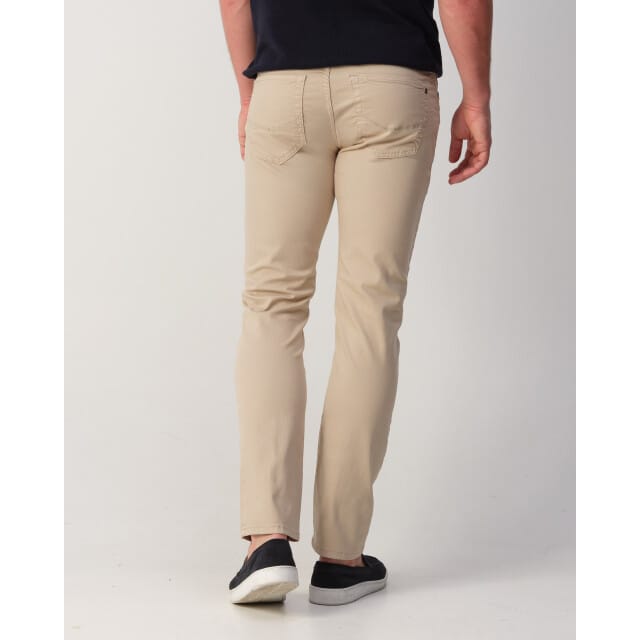 Jeans met labeldetail model 'Lyon'