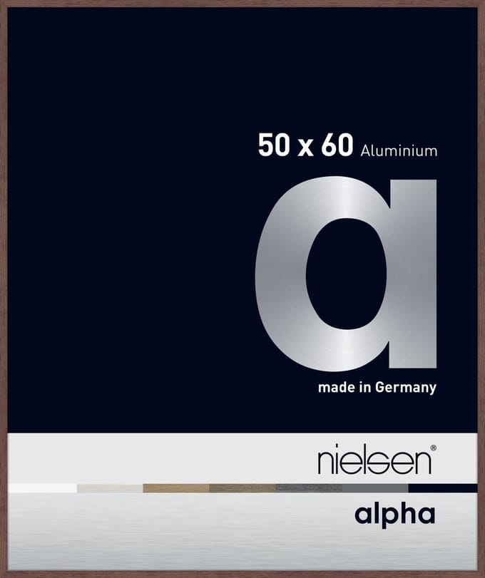 Nielsen Alpha Aluminium Wissellijst Wenge 50x60cm